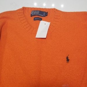 Orange Polo Sweater (New)